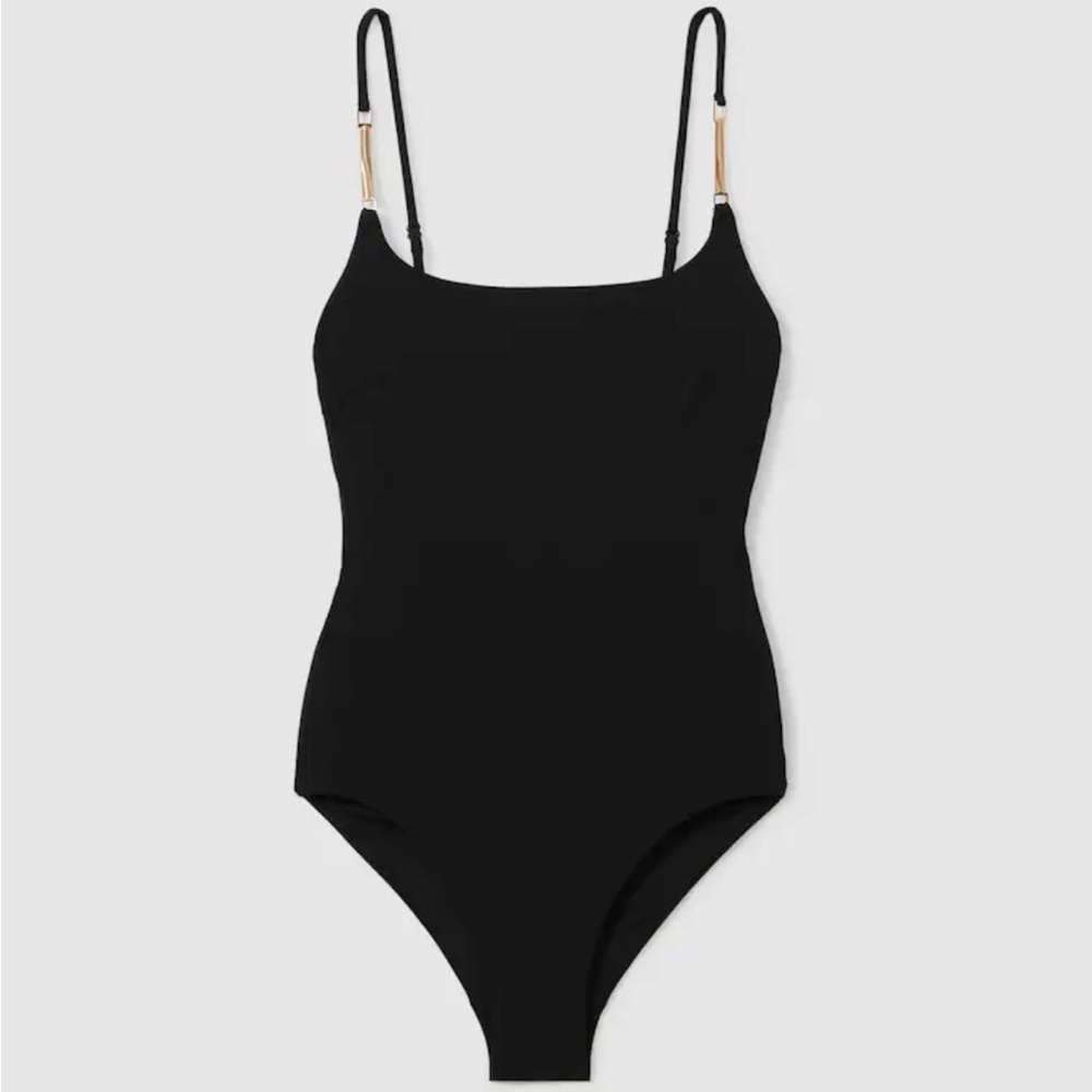 REISS IMOGEN CHAIN DETAIL UNDERWIRED SWIMSUIT - Picture 2 of 5